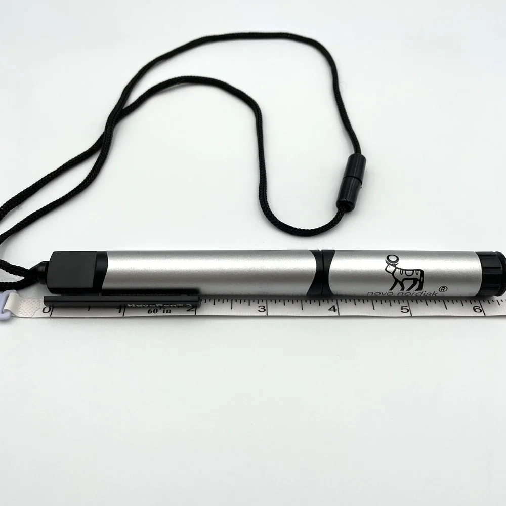 Novo Nordisk NovoPen 3 Drug Rep Pen with Breakaway Lanyard Vintage Pharma Swag